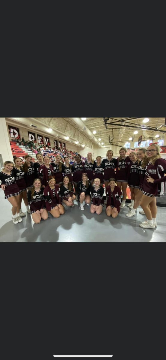 BCHSAthletics2's tweet photo. We are proud of Breck Co. Cheer!! They competed in the KHSAA Region 2 Game day Large division at OHS yesterday.
#LetsGoBC https://t.co/8QNBG4qKCD