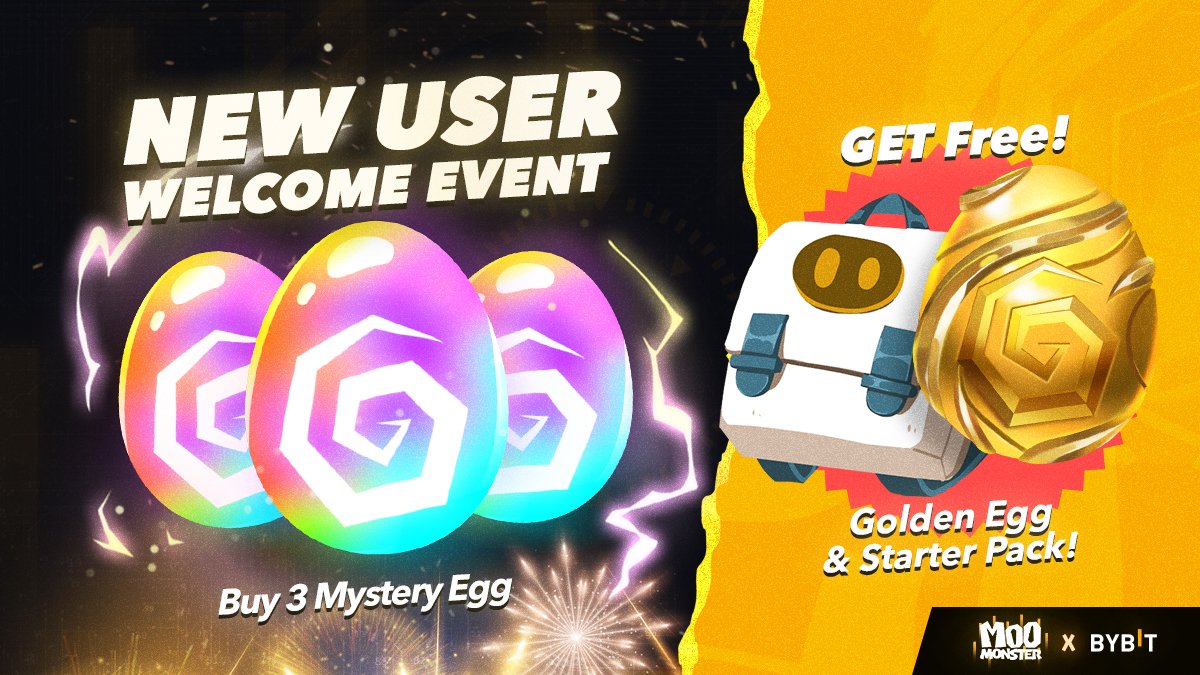 Celebrating in preparation for the opening of PVP SS 3 with Bybit
 ✅ Only for a newly linked wallet with game ID, starting from now on
 ✅ Golden Egg and starter pack will be distributed every Tuesday and Friday at 8 AM UTC.

Date: 9 Nov 2022, 10 AM UTC 
  Price: 14.970 BUSD