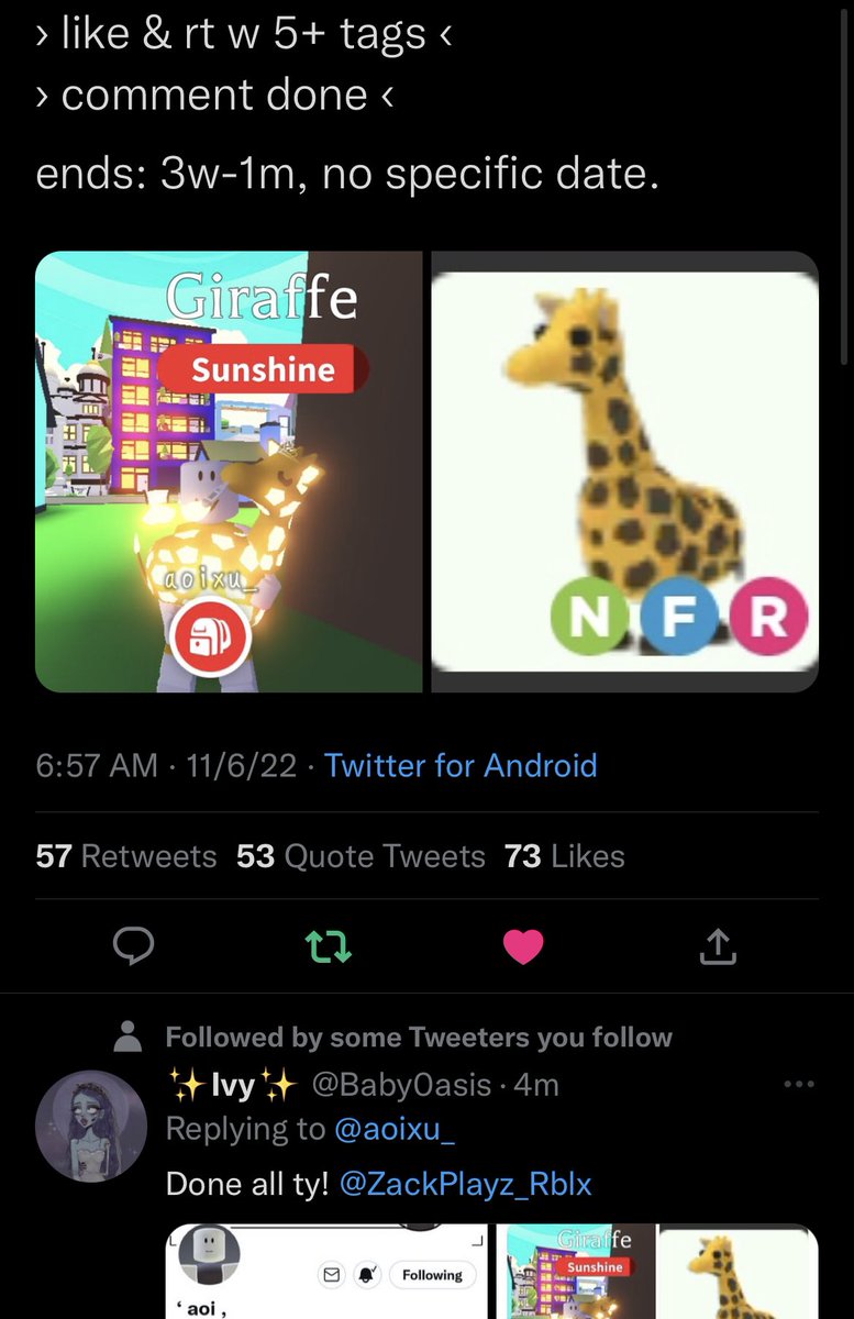royalerejext's tweet photo. @aoixu_ Done! Tysm and GOODLUCK everyone https://t.co/Oym2nhF3hm
