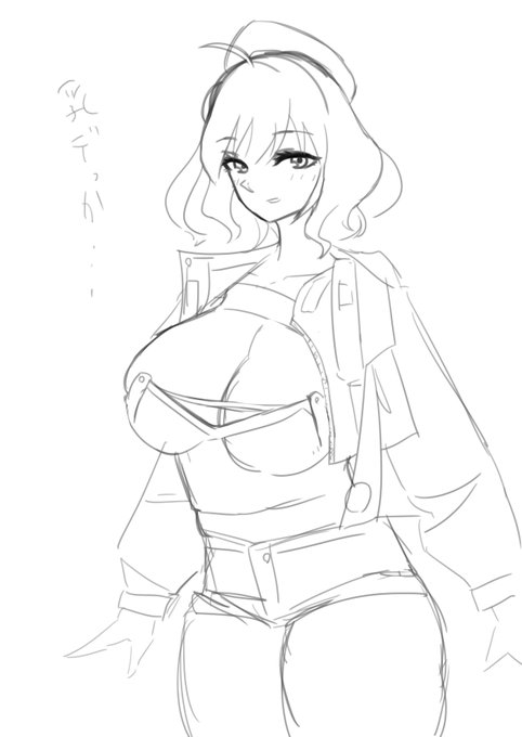 NIKKEのアニス描いた、乳がデカい 