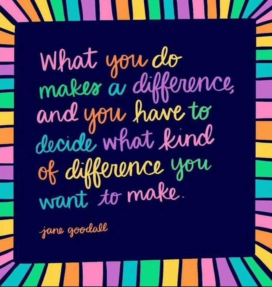 What kind of difference are you going to make?