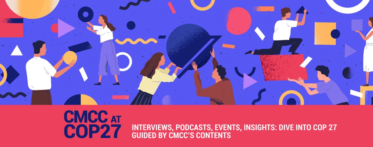 CmccClimate's tweet image. Dive into the @COP27P guided by CMCC's contents
Articles, interviews, podcasts, events: resources based on climate science to better understand the #COP27 most essential topics.
Get informed and be part of the change!
Read more: cmcc.it/cmcc-at-cop27
#COP27 #UNClimateconference