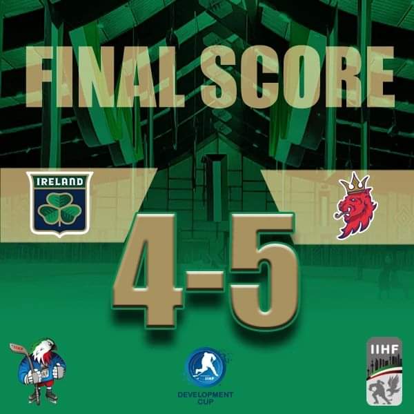 IIHA's tweet photo. Game 1
Ireland 4-5 Luxembourg
Goals: 
#95 Cummins
#9 Ní Mhathúna
#40 Morrison assisted by #20 Sinton
#40 Morrison assisted by #88 Bartl
#DevCup2022 #IrishIceHockey #iiha 

The game times in red are Ireland times. https://t.co/LV8n1ekeh1