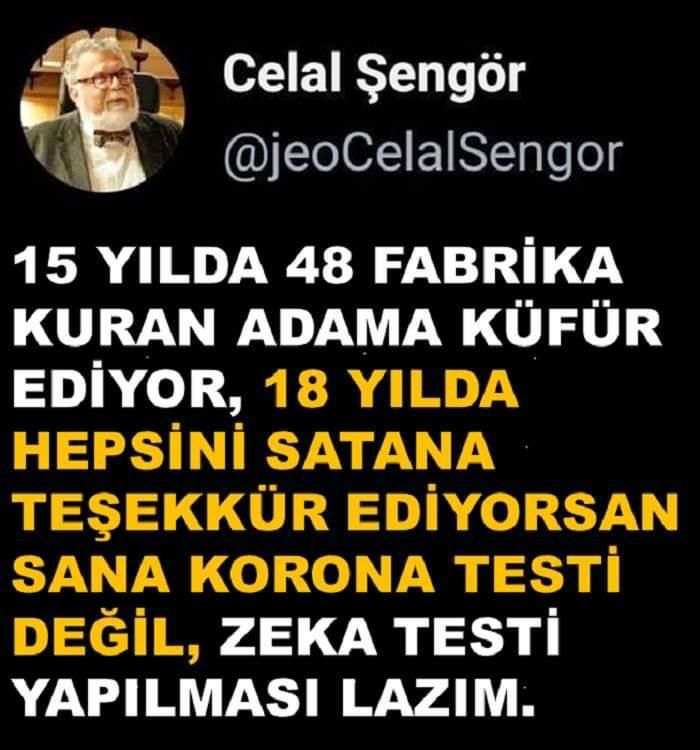 alcinsoy06's tweet photo. KULA KUL , G.TE KIL KİŞİLERİ ZEKA TESTİNE SOKMAYA GEREK YOK BE HOCAM !..😉😉😉 https://t.co/uurDyE8dgT