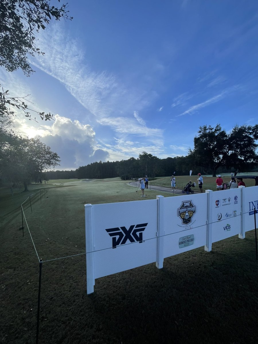 PXGWMPC's tweet photo. And the Semifinals have begun! Tune into live scoring at https://t.co/JAYwLwbXA1.  @ecwpgt @golfweek @GolfChannel @PVR_sports @BentleyJAX_ @jaxdotcom @StJohnsCounty @FlHistoricCoast @GolfWGV https://t.co/tWPbid6p8t