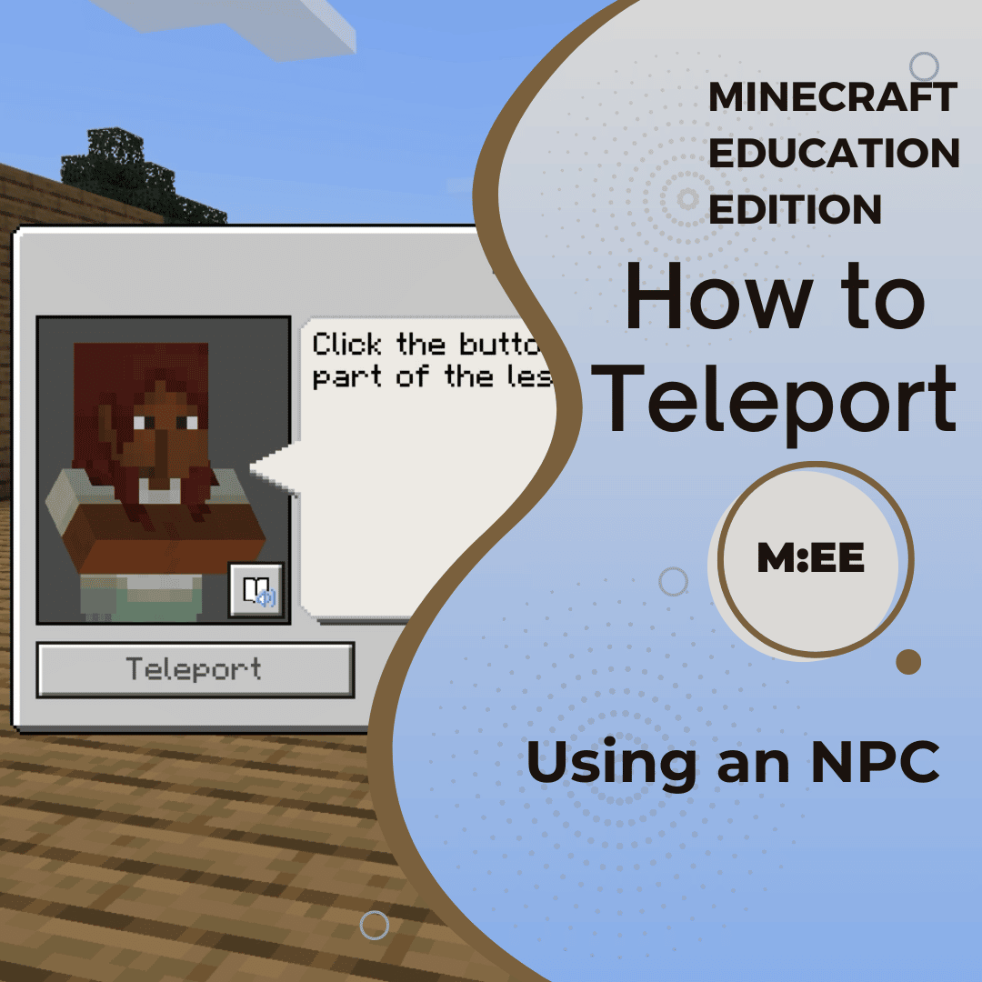 Alice Keeler on X: NPC's are so fun to use in Minecraft Education