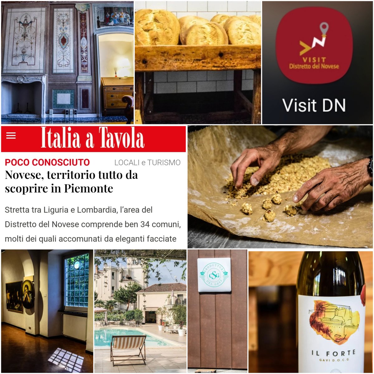 Oggi su <a href="/ItaliaaTavola/">Italia a Tavola</a> si parla tra arte e #gusto i comuni del <a href="/DistrettoNovese/">Distretto del Novese</a> raccontati da <a href="/tangibiliemoz/">Barbara Perrone</a> tra arte e gusto italiaatavola.net/check-in/local…

#visitDN #novesedagustare #piemonte