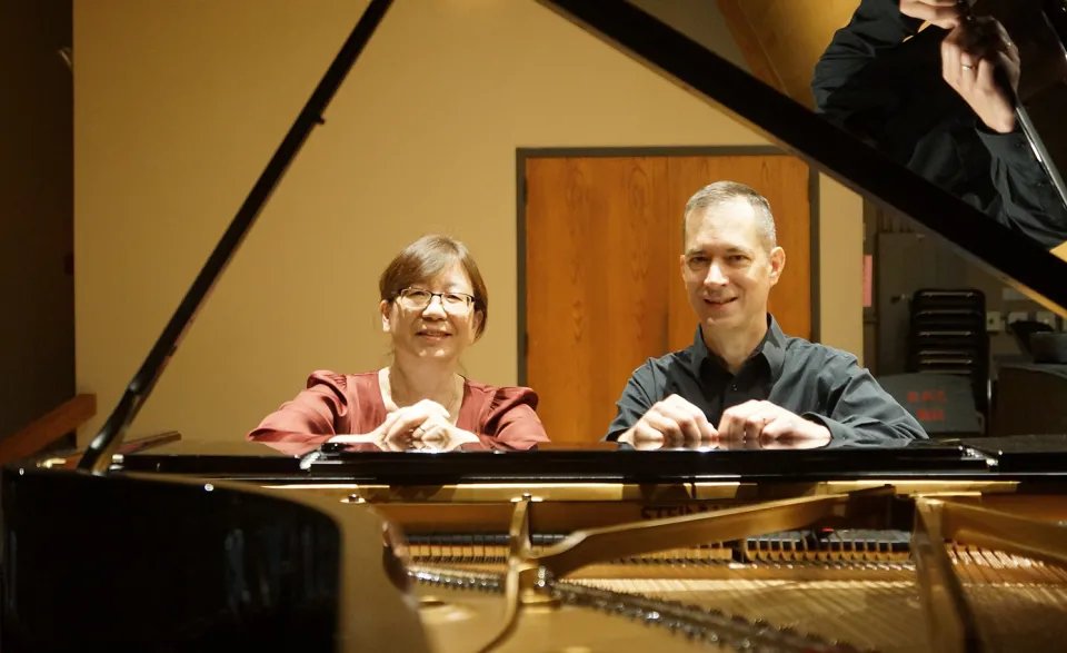 EastmanMuseum (@eastmanmuseum) on Twitter photo Bonnie Choi and Kevin Nitsch from the <a href="/nazmusicdept/">Naz School of Music</a> will be performing a piano duet today (Nov. 6) at 3 p.m. at the Eastman Museum. The duo will perform an eclectic collection of works for a variety of sounds that is sure to please all in attendance: eastman.org/event/live-mus… Bonnie Choi and Kevin Nitsch from the <a href="/nazmusicdept/">Naz School of Music</a> will be performing a piano duet today (Nov. 6) at 3 p.m. at the Eastman Museum. The duo will perform an eclectic collection of works for a variety of sounds that is sure to please all in attendance: eastman.org/event/live-mus…