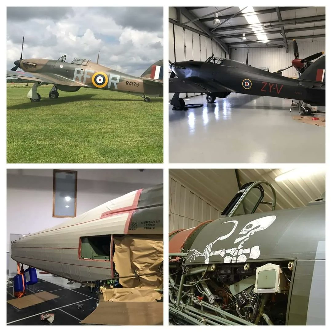 Happy 87th Birthday to the #HawkerHurricane whic first flew on this day back in 1935.

Over the years, we have worked on many of the world's flying Hurricanes - be it fabric, or paint too, we are proud of our association with this historic aircraft and its ongoing preservation.