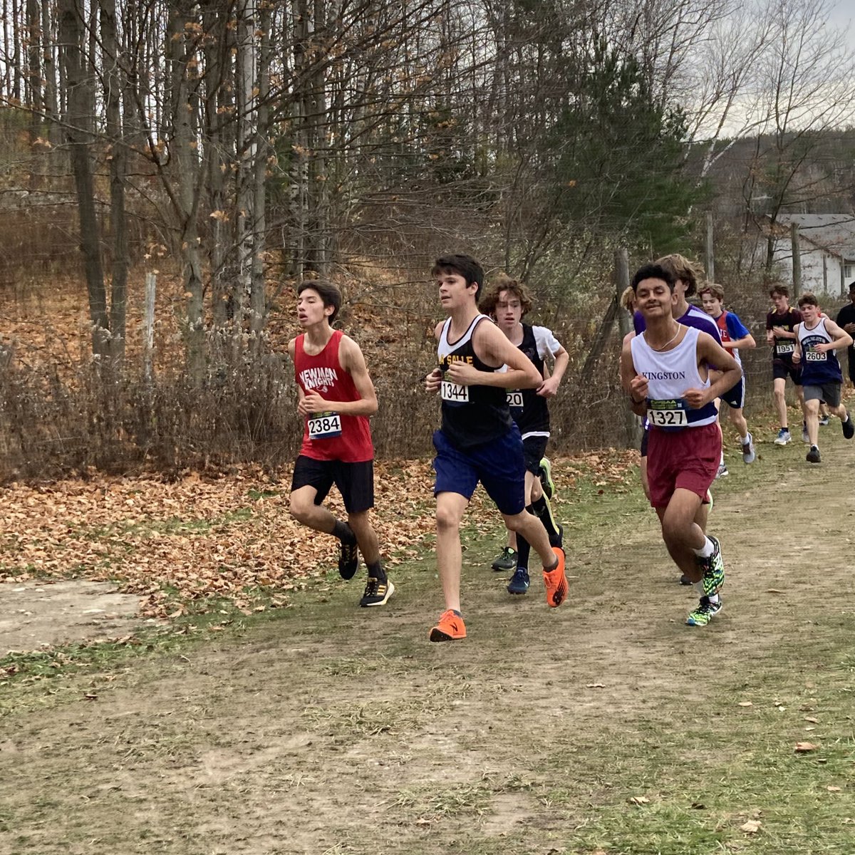 Congrats to Hayden <a href="/LaSalle_LDSB/">La Salle Secondary</a> for a gritty performance on a very tough course <a href="/OFSAAXC/">OFSAA Cross Country</a> We are proud of you! 🏃🏾🍁🌲#KnightPride <a href="/lawlork1/">LSSlawlor</a> <a href="/MrDCameron/">Mr.D.Cameron</a>