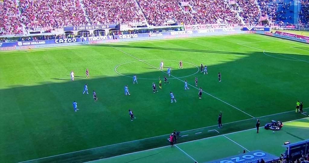 Pessimo #Toro:
📌con #Karamoh giocato in 10 (#Juric anche no) 
📌zero tiri in porta
📌campo indecente e infortunio dopo 3" a #Pellegri
📌ancora un fallo sul goal avversario (BASTA!)
📌#Lazaro mille errori e #Vojvoda ingresso pessimo
Scegliete voi l'ordine.
#BolognaTorino 2-1
#SFT