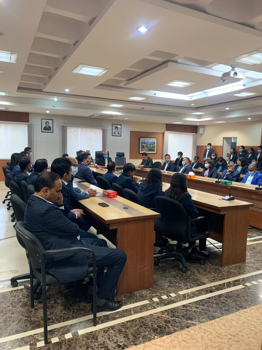 परराष्ट्र मन्त्रालयकी शाखा अधिकृत स्व. आस्था सुब्बाको २०७९ कार्तिक १७ गते भएको असामयिक निधनप्रति गहिरो शोक व्यक्त गर्दै वहाँको आत्माको चीर शान्तिको कामना गर्न परराष्ट्र मन्त्रालयमा आज एक श्रद्धान्जली सभाको आयोजना गरियो।