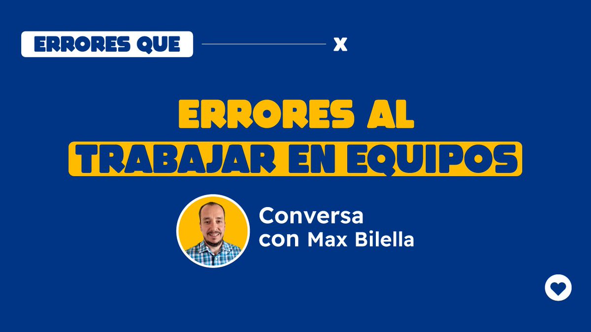 gabrielpatrizzi's tweet photo. 📣 Errores al trabajar en equipo
Episodio 6️⃣8️⃣ de Errores que Marcan.
Con @mbilella 🇦🇷
📺 Puedes verlo aquí: https://t.co/Oobz6heE68
📻 Escucharlo por acá: https://t.co/T1pRmt2bVw
#EQM #MarketingPropio #DialogusCI https://t.co/kHWJp6dYf0