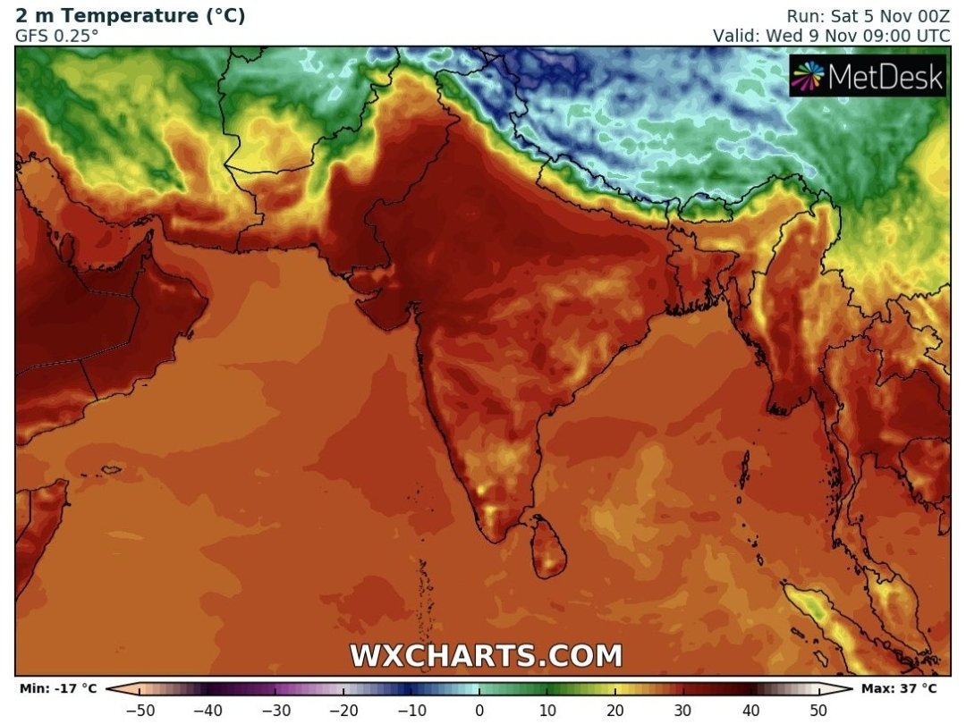 EarthWarriorNik's tweet photo. BREAKING :: Unfortunately for Indians the heat is not over. Winter Delayed As Above Normal Temperatures Across #India. Stay tuned. 🧵
#WeDontHaveTime #climate #Planetarysecurity #SupportRewilding #Climatechange https://t.co/KQ4UGdszwZ