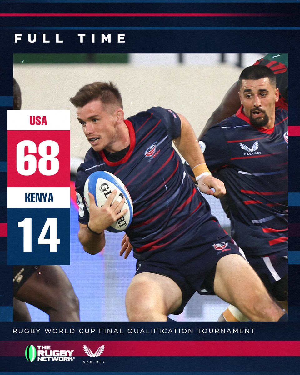 Statement first win to start the series 💪

#USAvKEN | #RWC2023