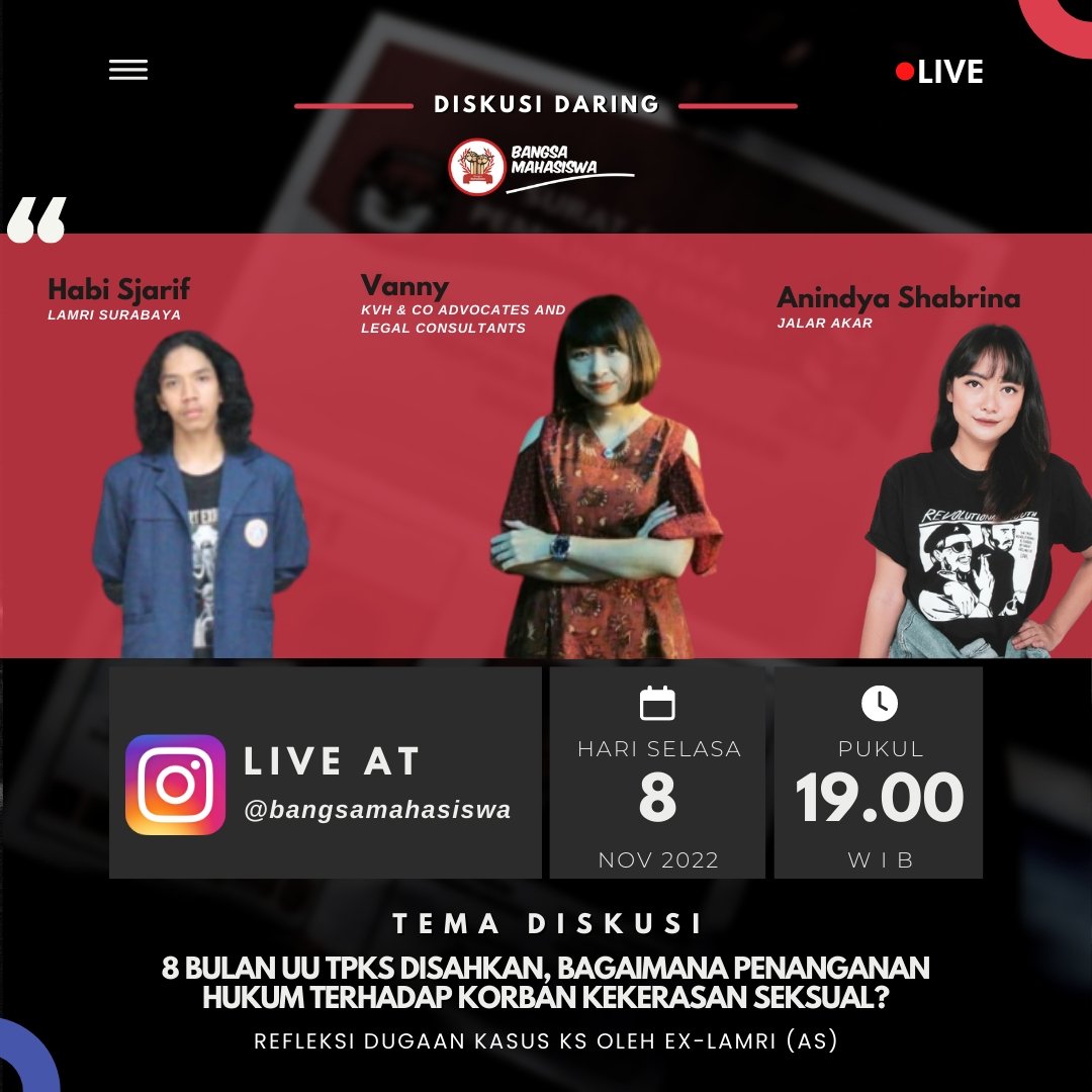 Jaringan Solidaritas & Advokasi Kekerasan Seksual tweet media