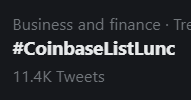 realOscarRamos1's tweet photo. 🚨TRENDING $LUNC With #CoinbaseListLunc 🚨
Is not a matter if... 
Is a matter of being prepared for the moonshot once listed and able to cash out before the fall. Profit is King. https://t.co/TKo3B7CoQn