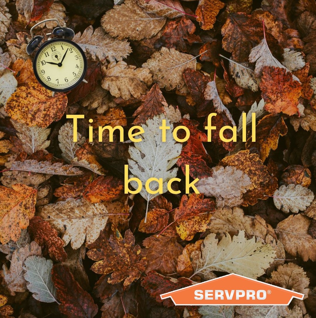 Don't forget to set you clock back.