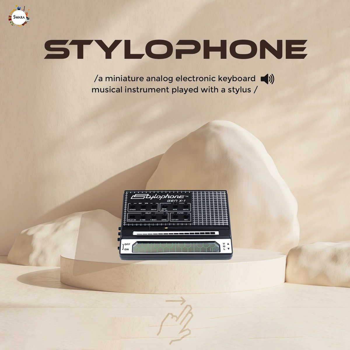 klraaga's tweet photo. A miniature analog electronic keyboard, 'stylophone', is an instrument that is famous among children for its compact design
and for the way it is played using a stylus.
#klraaga #swaraklef #MYNK #Stylophone #MusicalInstrument #Music #Musical #Retro https://t.co/2ffVn8bxkq