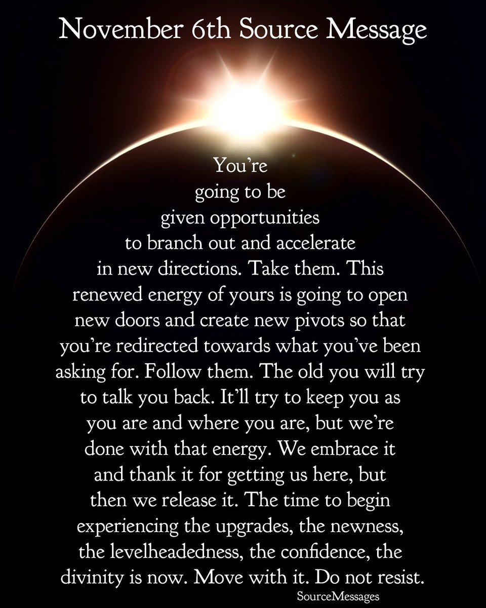 SourceMessages's tweet image. Do not resist the new doors opening for you. They are paths to what you’ve asked for. 🙏🏽♥️