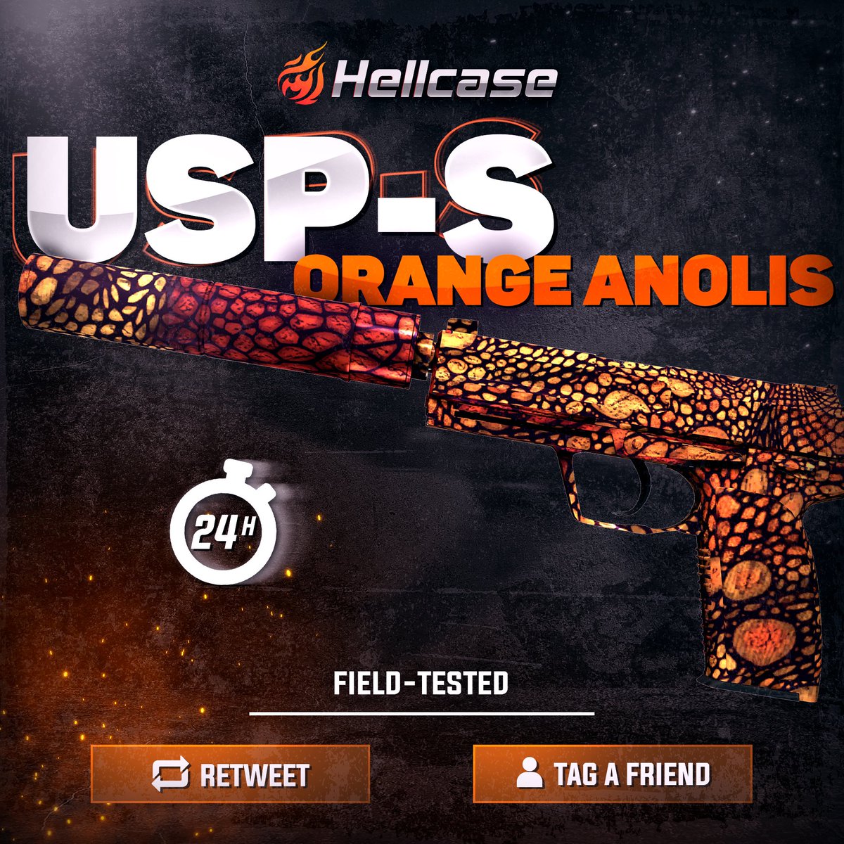 hellcase's tweet photo. 🎁 FAST GIVEAWAY 🏁

👇 Tag The Best Friend &amp; Like
🚀 Follow us
🔥 Retweet this post
😎 The last winner was @__Sylk 

#hellcase #csgo #csgoskin #csgoskins #csgoskinsgiveaway #csgocases #csgocase #hellcasegiveaway #csgoskinsfree #csgoskinsgiveaway https://t.co/5cyRv0dKyq