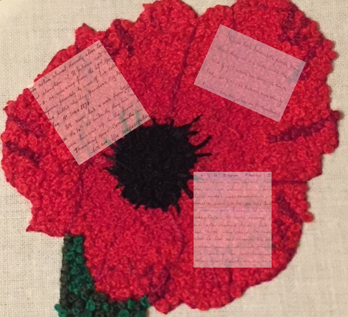 We are proud to tell you that our next podcast will commemorate the 6th Bat. Northumberland Fusiliers.  letters containing first-hand accounts from soldiers who fought in World War One. We will post a link to the podcast on Friday 11th November.