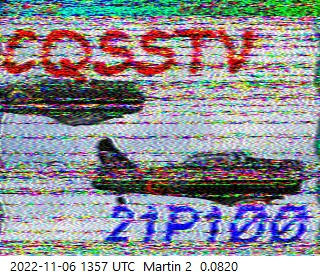 BlackCatSystems's tweet photo. Once again this morning, getting good reception of #SSTV from Europe on 27700 USB in the 11 meter band here in Westminster MD USA, received on a 250 ft V Beam antenna and decoded with Black Cat SSTV: https://t.co/nZS33IDZnx https://t.co/fxJdddMtT8