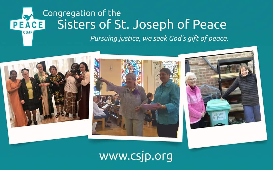 Happy Vocation Awareness Week!

Pursuing justice, the Sisters of St. Joseph of Peace seek God's gift of peace.

Learn more at csjp.org

#vocations
#CatholicSisters
#vocationawarenessweek