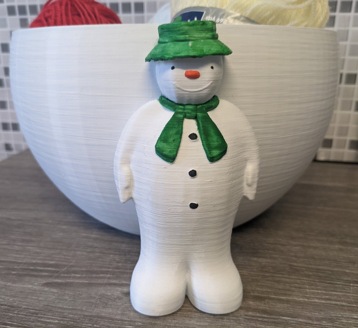 CurnowRyan's tweet photo. Unique #TheSnowman Yarn Bowl! Ideal gift for anyone the loves #knitting #crochet #wool #yarn #yarnbowls #Christmas order now from https://t.co/JTsneyRtoP https://t.co/ubecyniACD