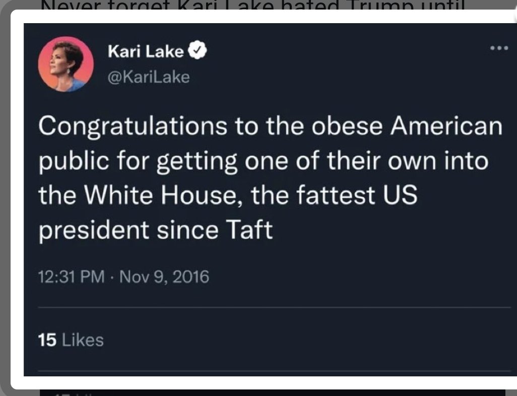 Tombaan66's tweet photo. I am upset @KariLake for calling Emperor of GOP #Fatman Let us show her vote for #KatieHobbs 
#ArizonaRepublicans https://t.co/mzZycngkng