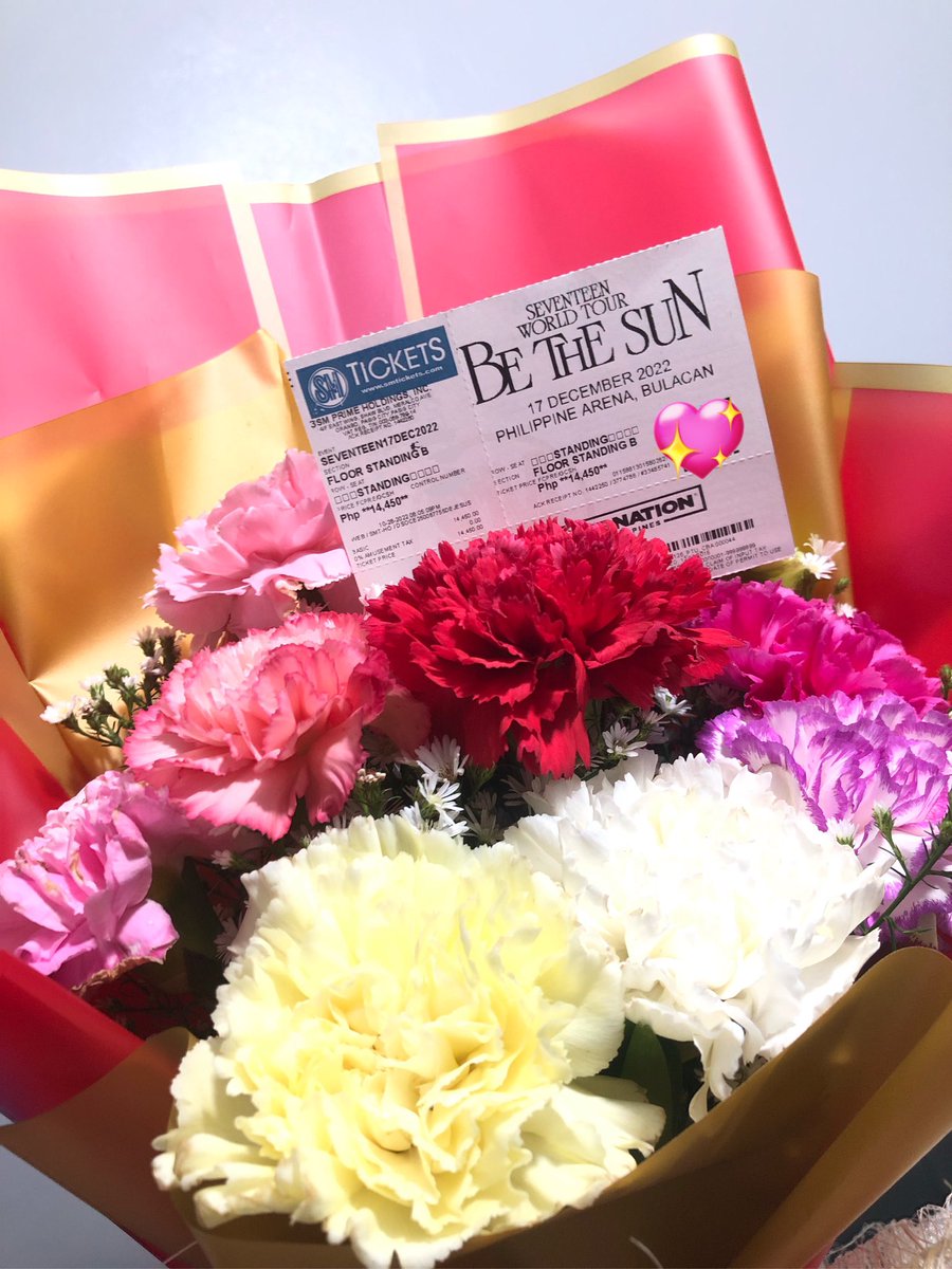 gyuscharm's tweet photo. Omg my boyfriend suprised me with bets bulacan vip ticket 😭😭😭

I’m having a bad day so he told me that he’s sending me something to cheer me up. Thanks for being the best jowa, choi seungcheol. mahar kita 🤪 https://t.co/tSoJN2m6p3