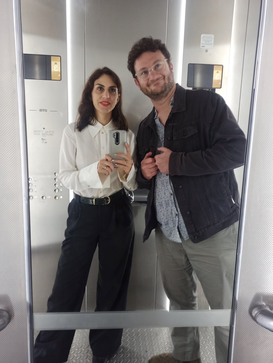 TzlilSharon's tweet photo. Putting on our relatively #youngandpromising faces for #AoIR2022 party last night. Great connections were formed, old friends were reunited and some dances were danced by at least one of us. https://t.co/GxvITEO7QA