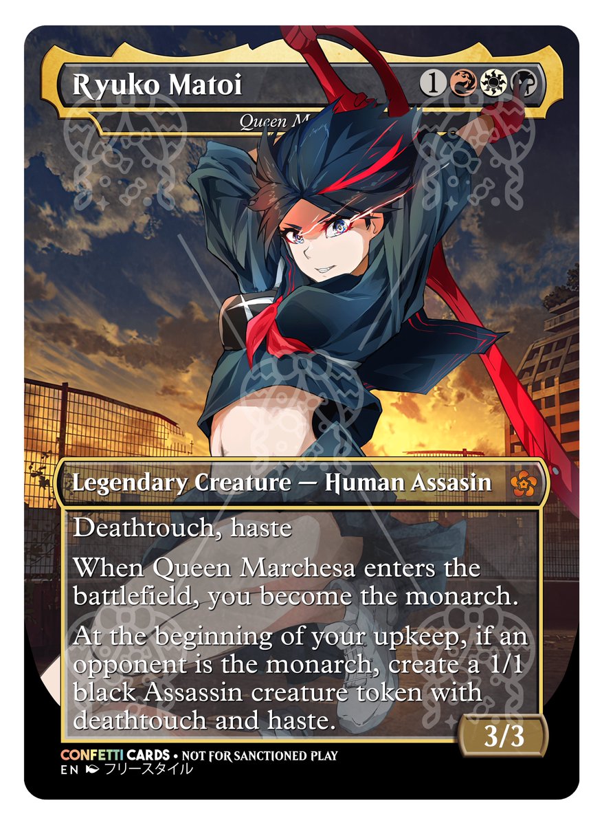 Another rejected commission! Some of these are pretty fun to look back on.  #edh #mtg #Proxy