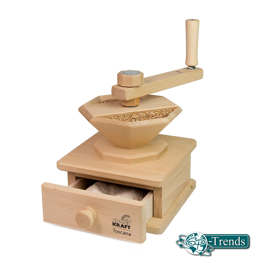 Kornkraft Toscana
Leistung zählt: Toscana ist der "Turbo" unter den handbetriebenen Mühlen und beweist, daß handwerklich solide Arbeit, ökologischer Anspruch, ausgereifte Technik und Freude am Genießen durchaus unter einen Hut zu bringen sind. Wohl bekomms!
sp-trends