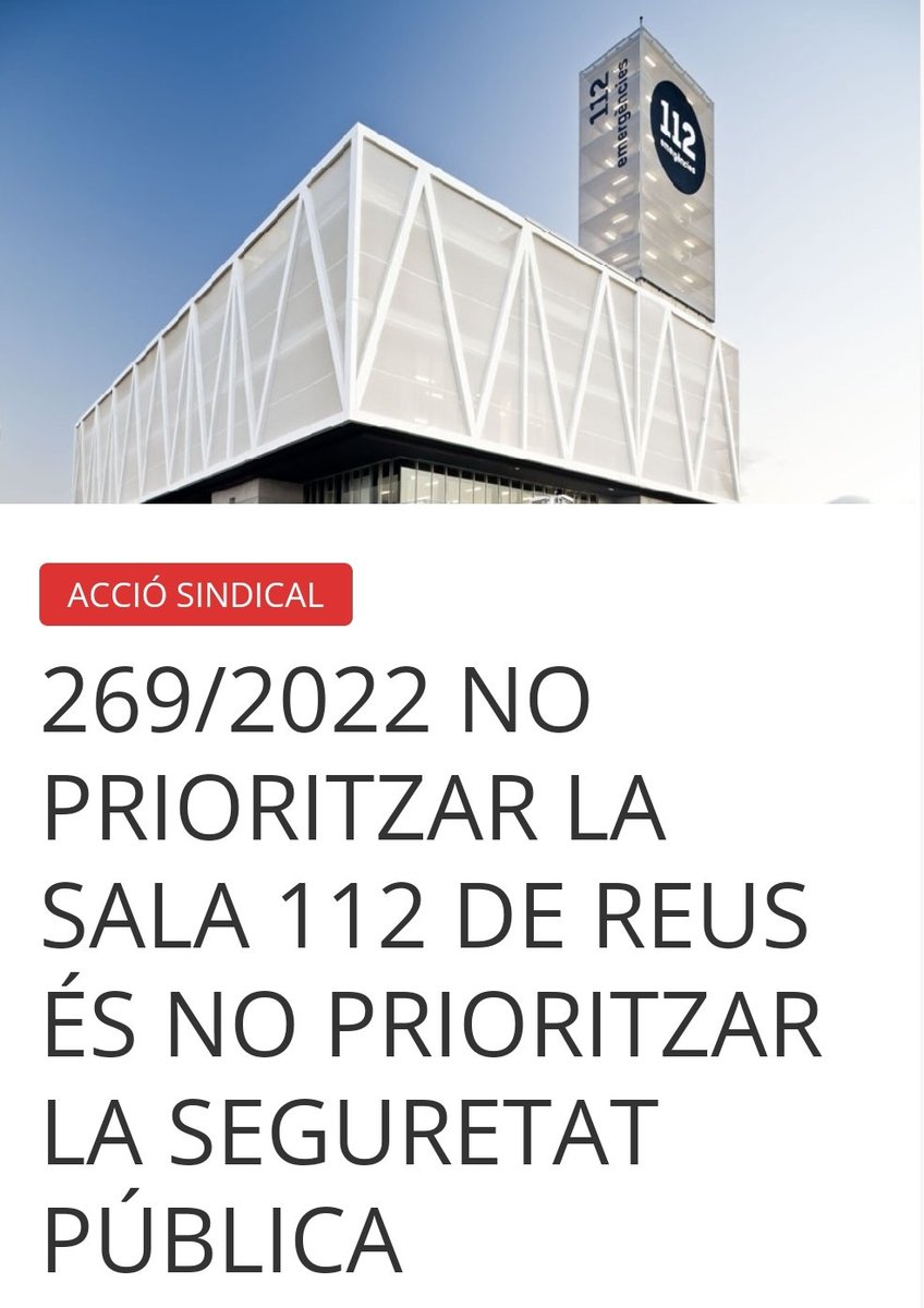 USPAC's tweet photo. Situació inassumible a la Sala de #Reus amb un @interiorcat posant en risc la seguretat i salut de @mossos i ciutadans.

Demanem una reunió urgent a Director General de la Policia i Prefectura. La seguretat pública ha de ser prioritat‼️

https://t.co/3g6N5lgGc9 https://t.co/KrJ9EIEIjr