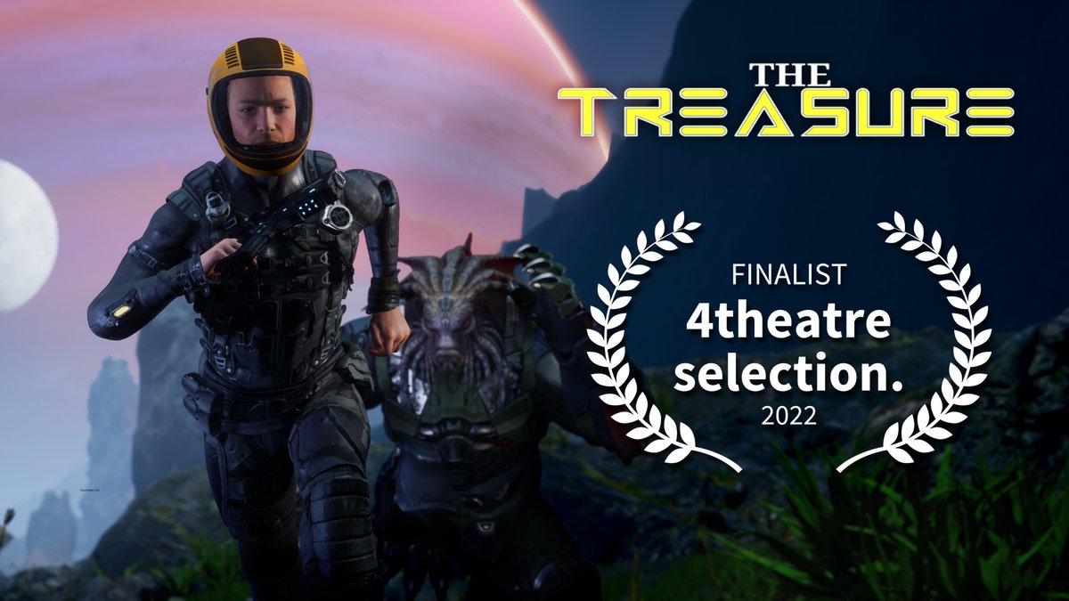 Thank you <a href="/4theatre1/">4theatre</a> Team for awarding "The Treasure" status of Finalist!!! 🧡🧡🧡
#films #festival #scifi #shortfilm