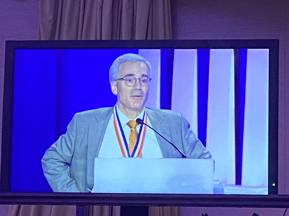 So happy that AMIA has recognized George Hripcsak with the Morris Colleen Award! #AMIA2022
