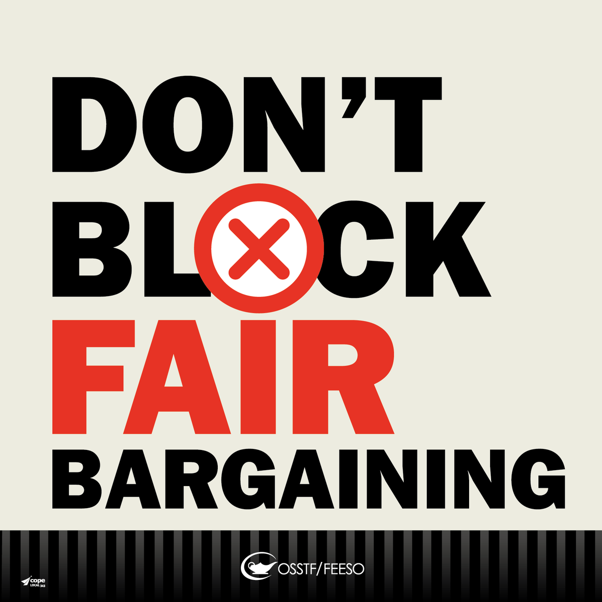 URGENT - #OSSTF/FEESO Members: continued solidarity is crucial in the fight against the Ford gov's unprecedented use of the notwithstanding clause to strip workers of their rights. 

Check your email for info on solidarity actions &amp; upcoming communications. #IStandWithCUPE #OntEd