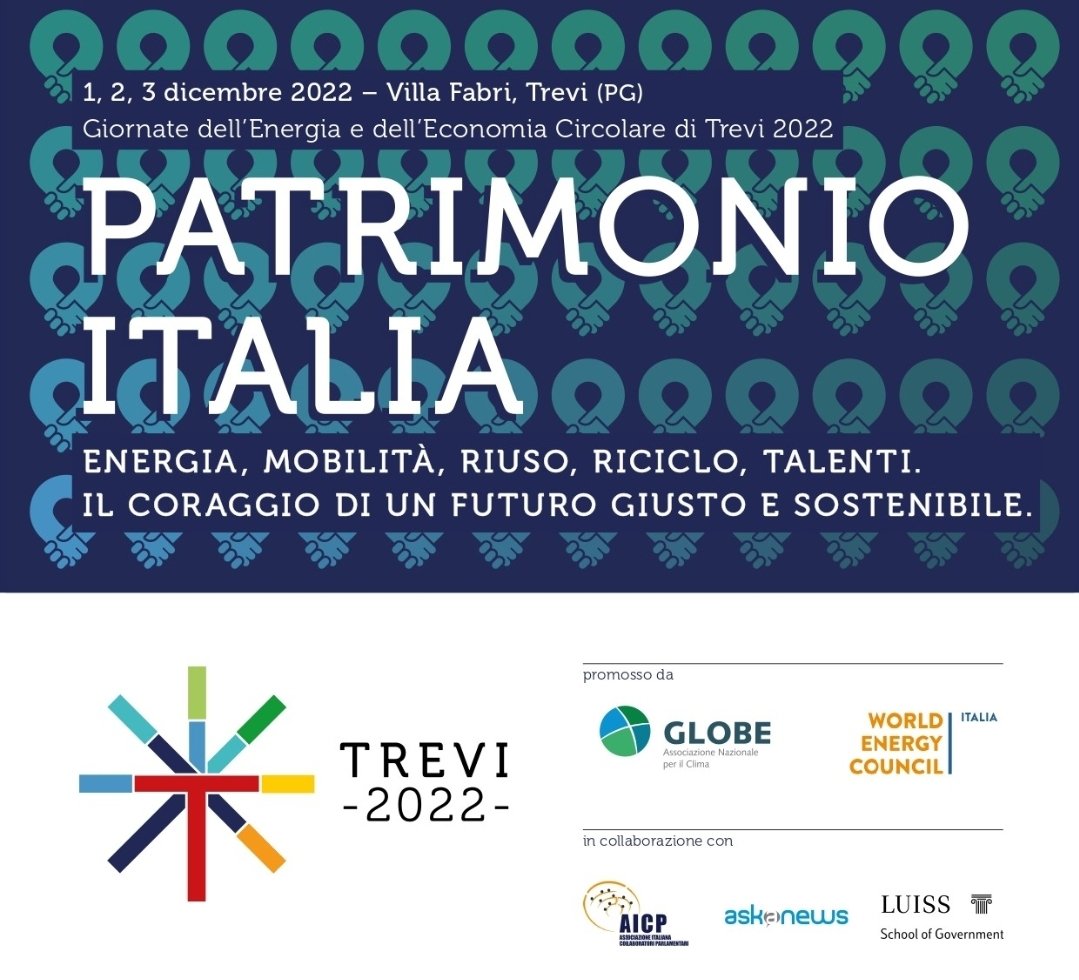 Dal 1° al 3 dicembre ritornano le Giornate dell'#Energia e dell'#EconomiaCircolare di #Trevi. Il "Patrimonio Italia 🇮🇹" alla prova delle sfide del nostro tempo. #sostenibilità #transizione #riuso #innovazione #crescita #competenza.<a href="/ItaliaGlobe/">Globe Italia</a> <a href="/WEC_Italia/">WEC Italia</a> <a href="/LUISSSoG/">Luiss School of Government</a> <a href="/askanews_ita/">askanews</a>