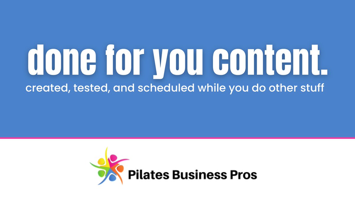 Do you know what other social automation platforms don't have?
Content relating to the fitness industry that's pre-loaded and ready to go. Find out more ➡️ fitbusinesspros.com/social-media-a…
#socialmediastrategist
#socialmediaposter
#pilatesmarketing
#pilatesbusiness
#boutiquefitness