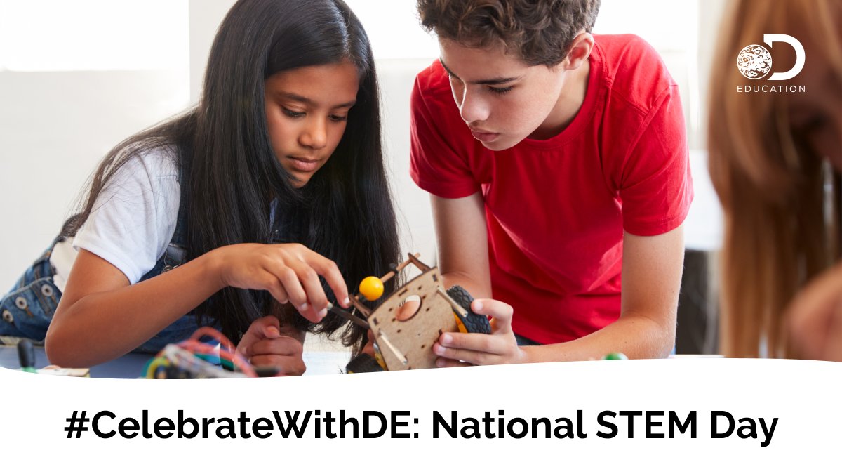 DiscoveryEd's tweet photo. NEW on the Blog: Do your students ever imagine themselves as a pilot, video game designer, environmentalist, or surgeon? See how DE can support your aspiring students on #NationalSTEMDay! 
👇 
https://t.co/tqTS5DPnpJ https://t.co/1xeeB8DE0K