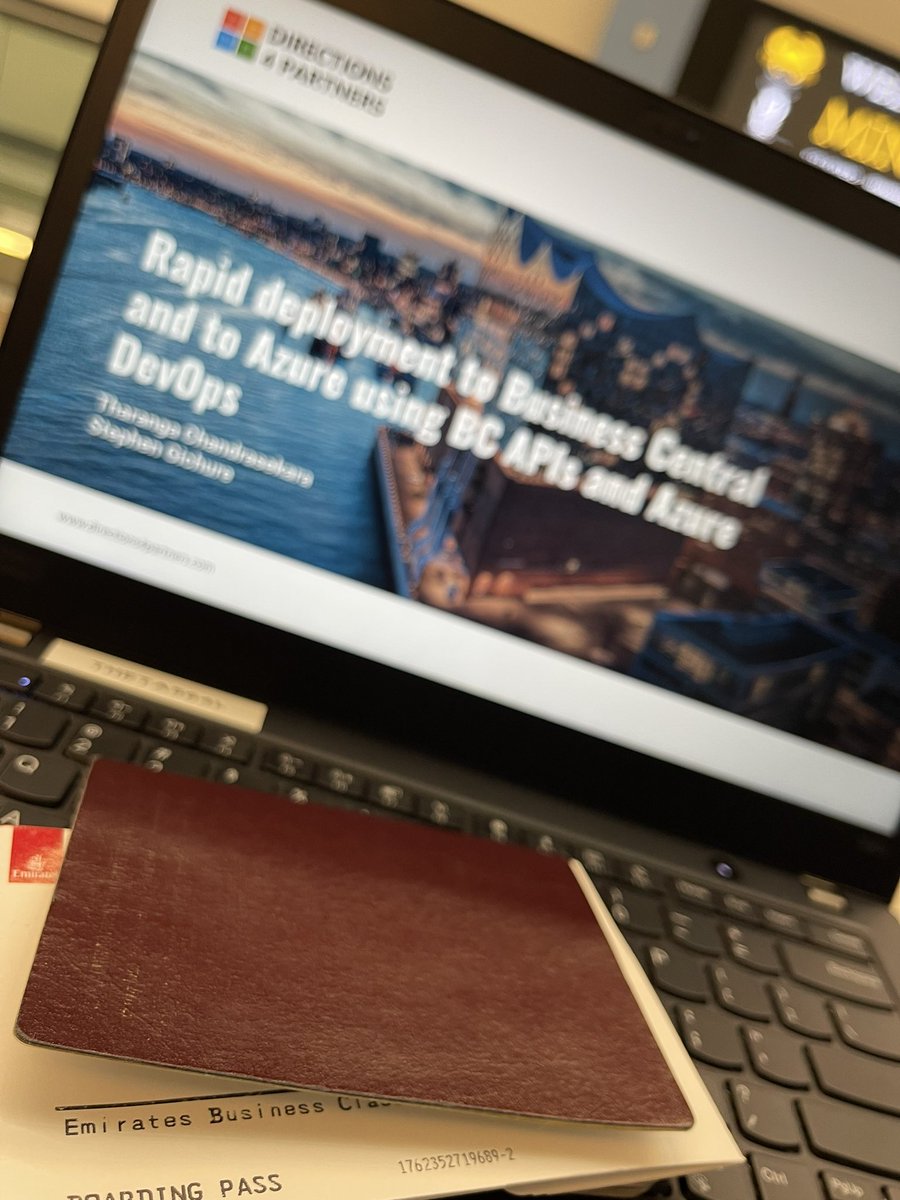 TharangaNC's tweet photo. I am excited to present at #DirectionsEMEA about the Admin APIs and Azure Integration Services! If you are interested, feel free to join our session! @DirectionsEMEA #MVPBuzz @ThetaD365

This time I have a new co-presenting partner, @SteveGichure. Going to miss @WSilveiraNZ! https://t.co/9y39t6LHra