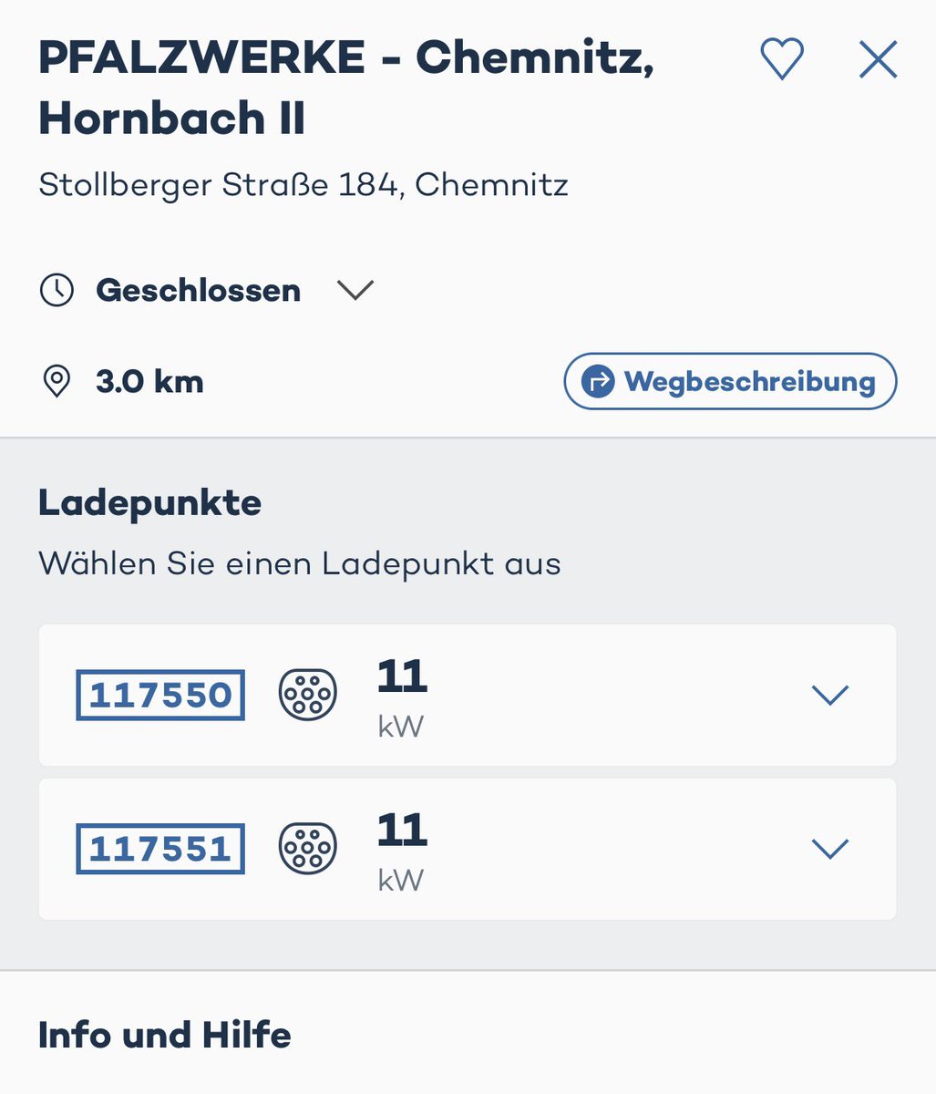 ARCHETIM's tweet photo. @AndreasMemmer Hi 😊 Gibt es einen Grund, warum ich eure HPC bei unserem Hornbach nicht bei Virta oder eurer App sehe, bei EnBW aber schon? https://t.co/XkdsFE46HJ