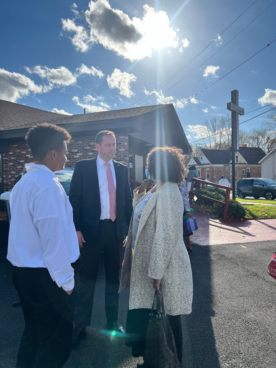 Wonderful to speak at the Living Water church today!