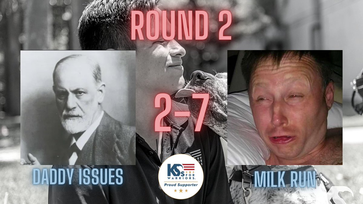 TheContentStack's tweet image. We have our first finalist! Milk Run moves on to the Championship final following their Round 2 Victory.

Daddy Issues now moves on to face Fatherless Behavior in the Loser's bracket final to determine the second team in our championship best of 3 final!