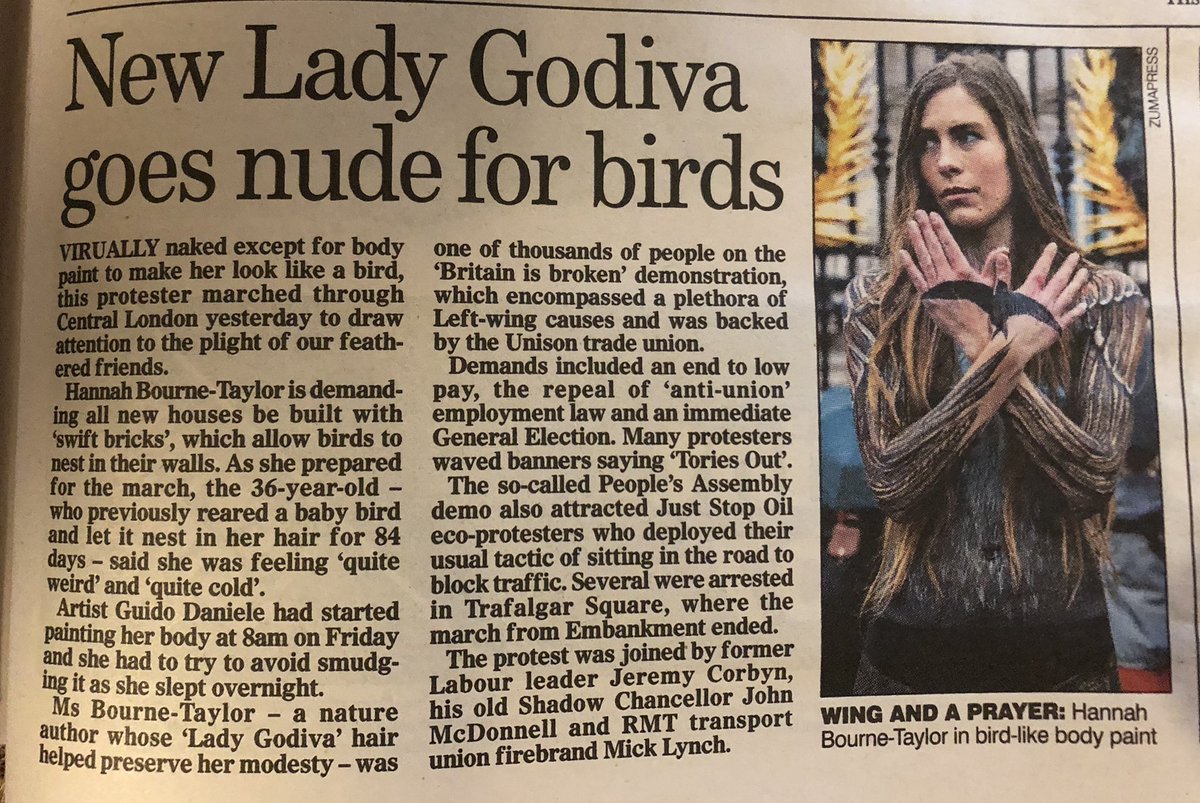 Favourite headline of #TheFeatherSpeech sign petition ➡️ petition.parliament.uk/petitions/6267… #EveryBirdCounts