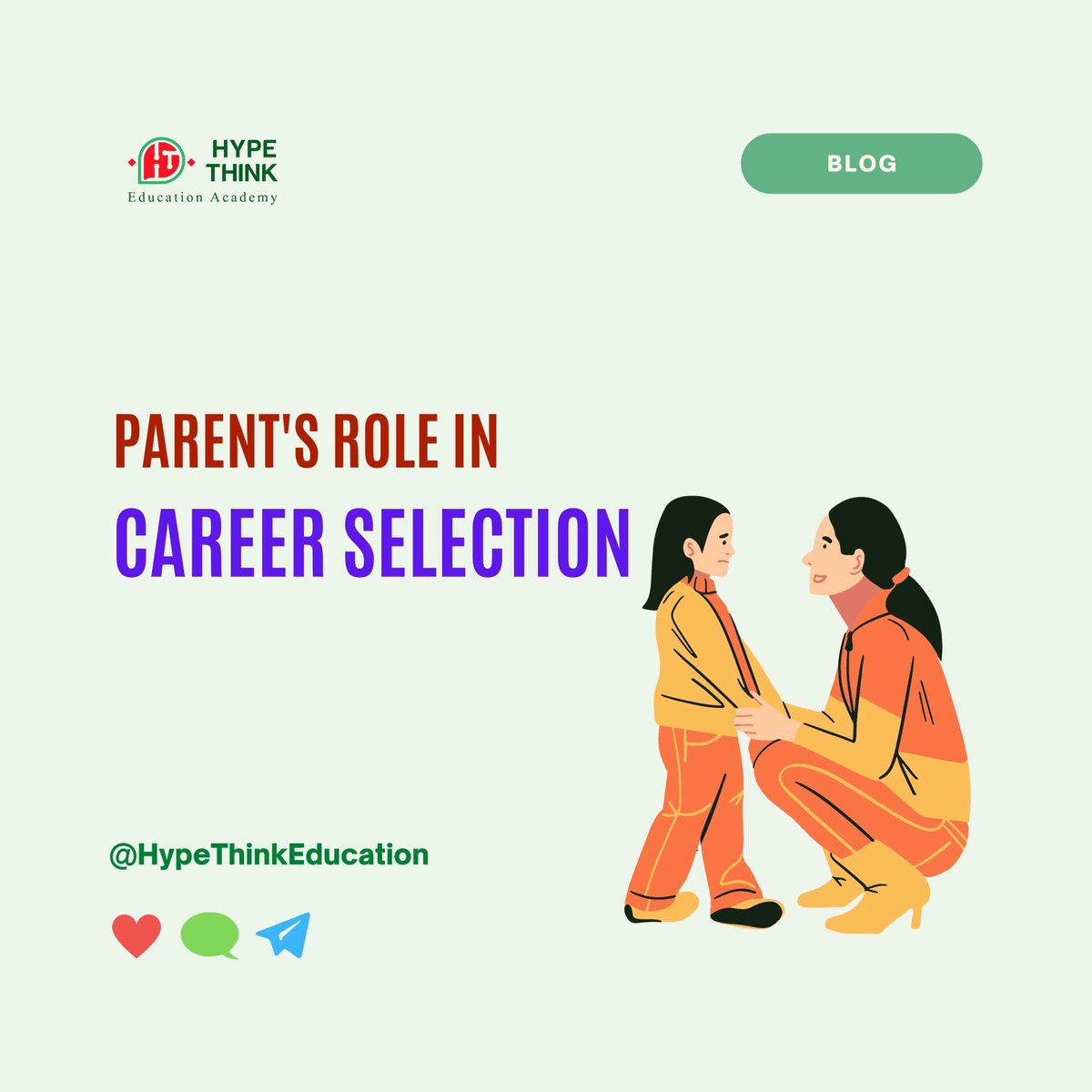 Hype Think Education (@hypethink) on Twitter photo "Parent’s Role in Career Selection"
<a href="/HypeThink/">Hype Think Education</a> shares the right ways to help parents with their children's career selection. hypethinkeducation.com/blog/parents-r… "Parent’s Role in Career Selection"
<a href="/HypeThink/">Hype Think Education</a> shares the right ways to help parents with their children's career selection. hypethinkeducation.com/blog/parents-r…