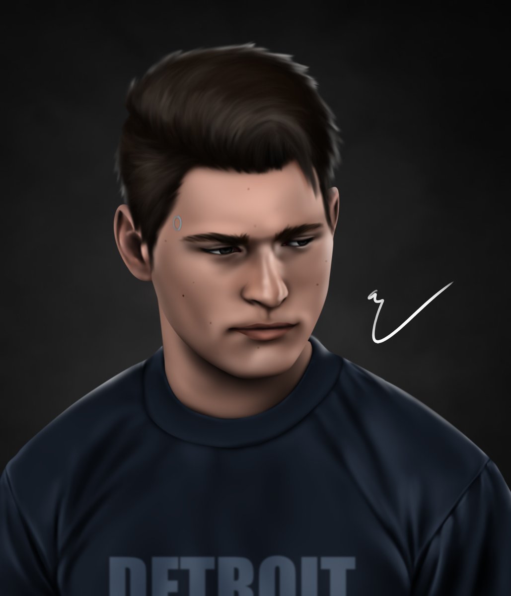 PNG_TED's tweet photo. 🖼️November 6th: Portrait 
#NovDechArt

#DechartGames #Connorarmy #DBH #detroitbecomehuman #connor #Portait https://t.co/y88sZVw0iq