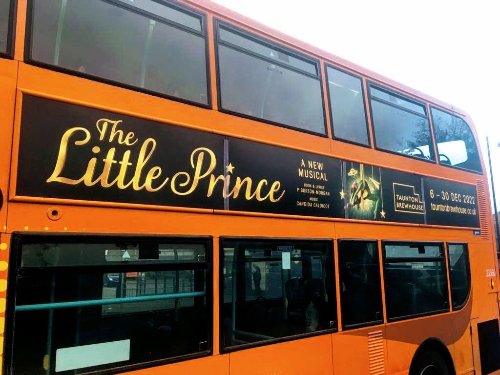 P Burton-Morgan / Metta Theatre (@mettatheatre) on Twitter photo Genuine #lifegoals moment to see our names on the side of a bus. #LittlePrinceTaunton #NewBritishMusical by me & <a href="/CandidaCaldicot/">Candida Caldicot</a> <a href="/BrewhouseLive/">Taunton Brewhouse</a> - we open in a month!!! ⭐️🪐🌹👑✈️ Genuine #lifegoals moment to see our names on the side of a bus. #LittlePrinceTaunton #NewBritishMusical by me & <a href="/CandidaCaldicot/">Candida Caldicot</a> <a href="/BrewhouseLive/">Taunton Brewhouse</a> - we open in a month!!! ⭐️🪐🌹👑✈️
