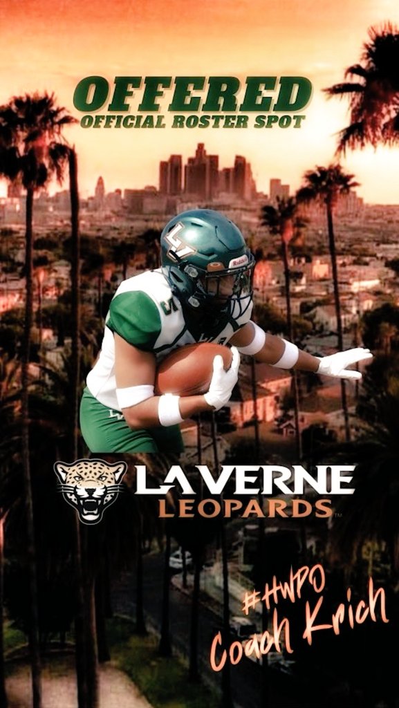 JonathanJBoyd's tweet photo. Very Excited to receive an offer from @ULV_Football !! Thank you @augustinoadams @CoachKrich !! 

@GHawkFootball @CentennialHawks @BakoSportsNet @valleysportsmda  @KernHighNetwork @FFXonKGET @HometownBAK https://t.co/j6iMxqz5aZ